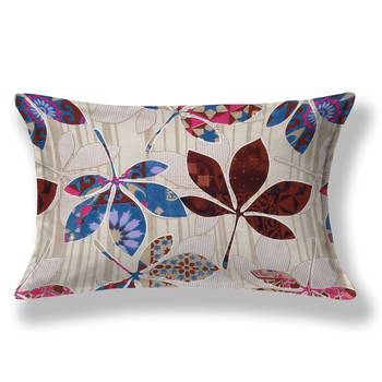 MNP Collection Multi Leaves Printed Fitted Single Bedsheet / 72 X 78 X 6 inch 2