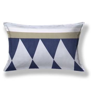 MNP Collection Multi Rectangle Printed Single Fitted bedsheet / 72 X 78 X 6 inch 2