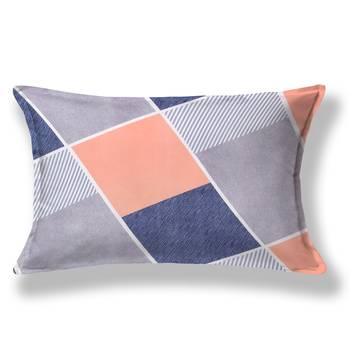 MNP Collection Multi Check Printed Single Fitted Bedsheet / 72 X 78 X 6 inch 2