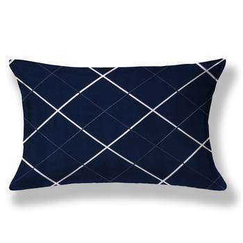 MNP Collection fitted single bedsheet navy blue lining  / 72 X 78 X 6 inch 2