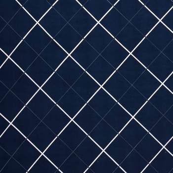 MNP Collection fitted single bedsheet navy blue lining  / 72 X 78 X 6 inch 3