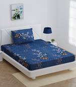 MNP Collection Fitted Single Bedsheet Grey Butterfly Floral Print bedsheet kidz