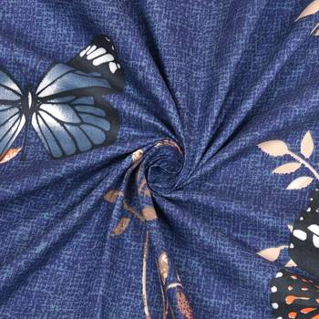 MNP Collection Fitted Single Bedsheet Grey Butterfly Floral Print bedsheet kidz 2