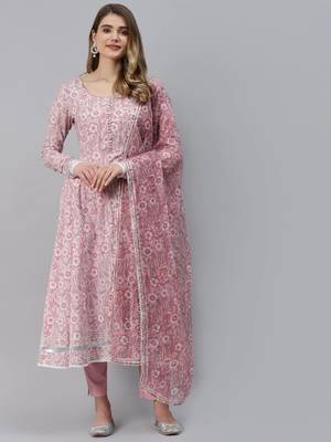 Pink gotta patti cotton salwar 1