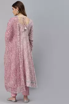 Pink gotta patti cotton salwar