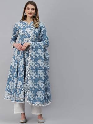Blue gotta patti cotton salwar 1
