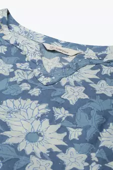 Blue gotta patti cotton salwar