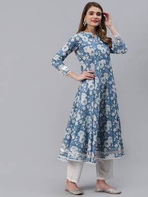 Blue gotta patti cotton salwar 4