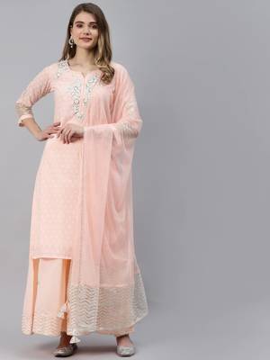 Pink gotta patti cotton salwar 1
