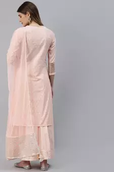 Pink gotta patti cotton salwar