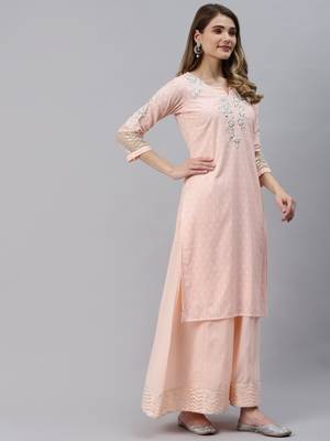 Pink gotta patti cotton salwar 4