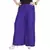 Purple Chiffon Solid Palazzo