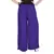 Purple Chiffon Solid Palazzo