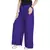 Purple Chiffon Solid Palazzo