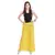 Yellow Chiffon Solid Palazzo