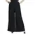Black Chiffon Solid Palazzo