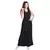 Black Chiffon Solid Palazzo