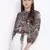 Animalistic print women crop top
