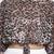 Animalistic print women crop top