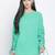 Denser solid green women top