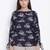 Dolliz blue printed women top
