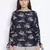 Dolliz blue printed women top