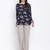 Dolliz blue printed women top