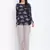 Dolliz blue printed women top
