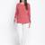 Rust red solid women top