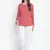 Rust red solid women top