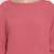 Rust red solid women top