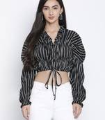 Stripez elasticated women top