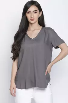 Thriller grey women casual top