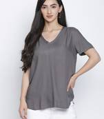 Thriller grey women casual top