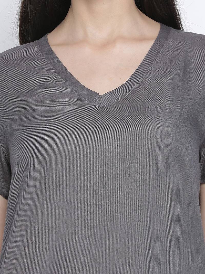 Thriller grey women casual top