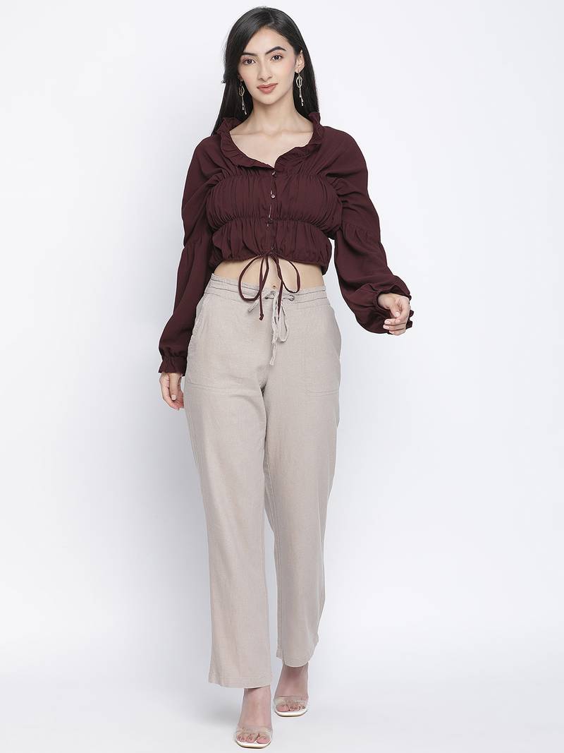 Wiinzoe elasticated women top