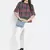 Bold brush check women top