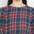Bold brush check women top