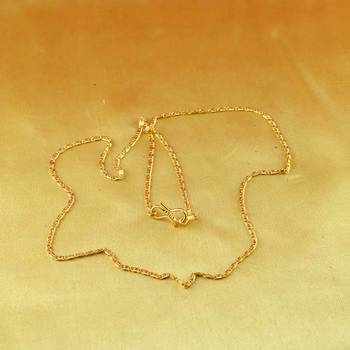 gold micro platted chain size-20" 1