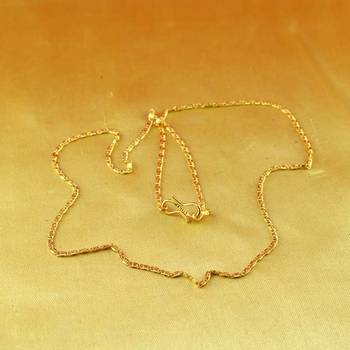 gold micro platted chain size-20" 2