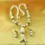 Moti Cz Pearl Stone Polki Kundun  Necklace With Earing