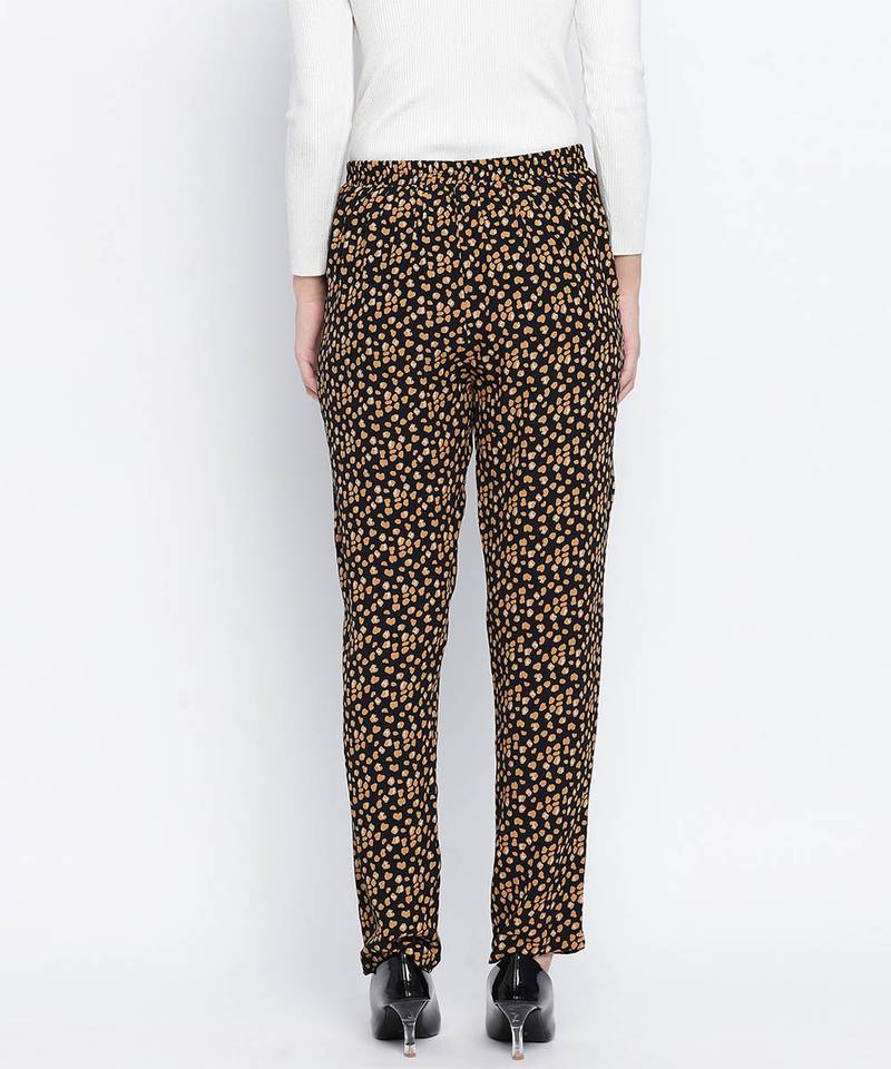 Ragallic small motif casual women pant
