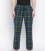 Aric green brush check men nightwea pajama