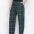 Aric green brush check men nightwea pajama