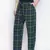 Aric green brush check men nightwea pajama