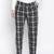 papper black brush check men nightwear pajama