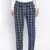 vocue blue brushcheck men nightwear pajama