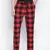 Dope red brush check men nightwear pajama