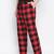 Dope red brush check men nightwear pajama