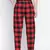 Dope red brush check men nightwear pajama